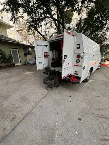 Magnet Plumbing service vehicle on-site for Water Heater Repair in Opa Locka